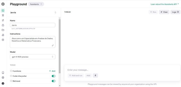 como acessar o assistants da openai - gpt-4