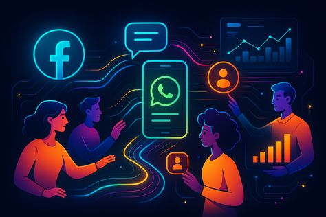 como receber leads do facebook leads no whatsapp e no c2scrm