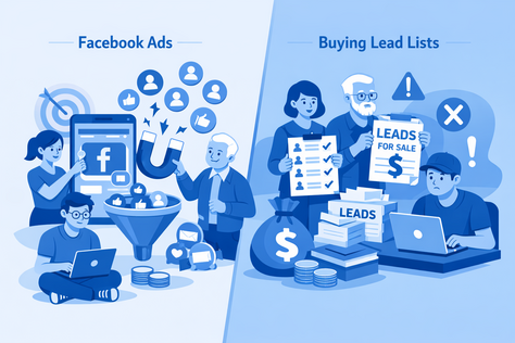 Facebook Leads vs. Compra de Lista Fria: Qual o melhor