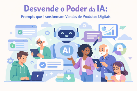 Prompts para Vendas de Produtos Digitais: Guia Prático com IA