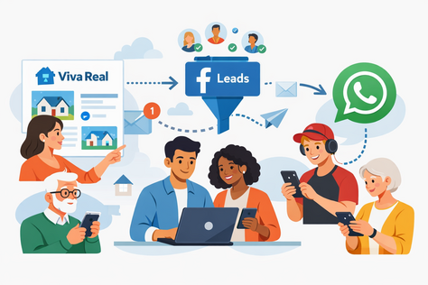 Como integrar Viva Real com WhatsApp e Facebook Leads
