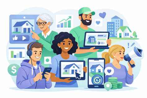 pessoas que representam um gerenciador de leads