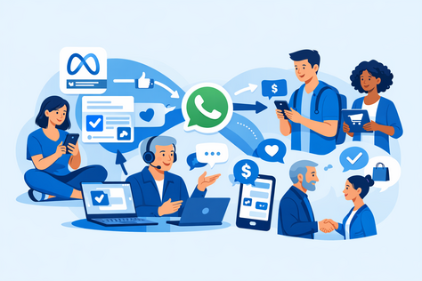 Integração Meta Ads e WhatsApp: Converta Leads em 1 Minuto