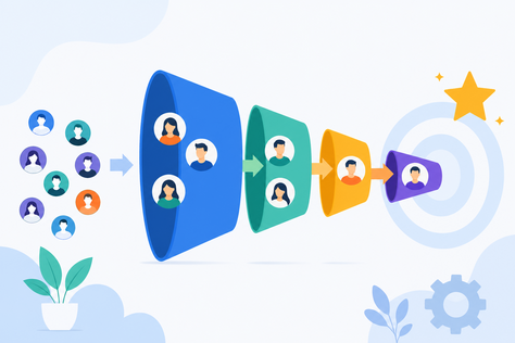 fluxo de qualificação de leads