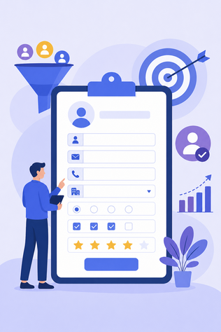 formulário de qualificação de leads