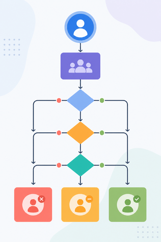 fluxograma de qualificação de leads