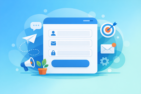 formulário digital de captura de leads