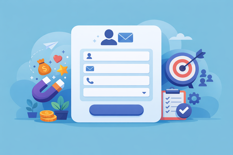 formulário de geração de leads