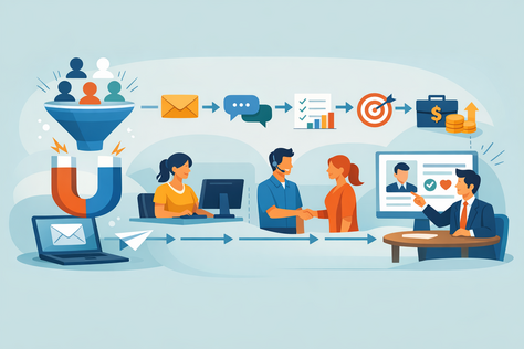 fluxo de integração de leads