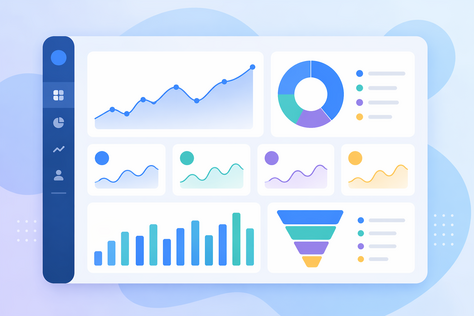 gráfico de performance de anúncio digital