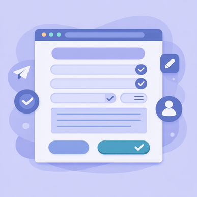 formulário digital preenchido