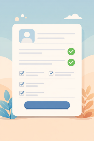 formulário digital preenchido