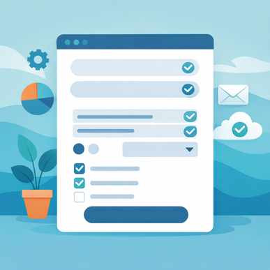 formulário digital preenchido