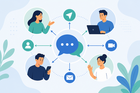 fluxo de comunicação eficiente