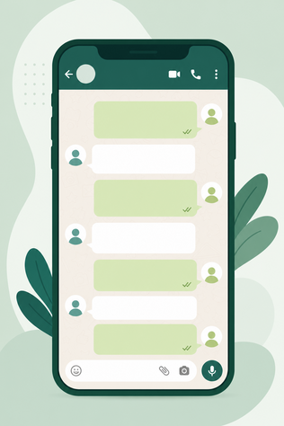 conversa no WhatsApp com perguntas qualificadoras