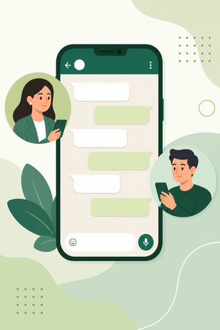 conversa de qualificação no WhatsApp